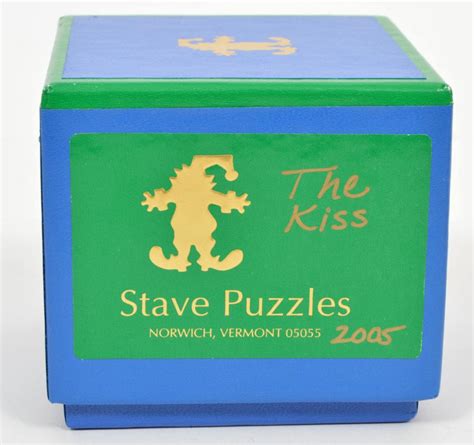 Lot Stave Puzzle The Kiss With Original Box