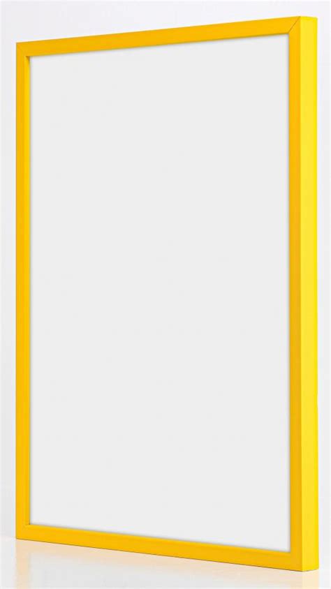 Buy Frame E Line Acrylic Yellow 50x70 Cm Here BGAFRAMES EU