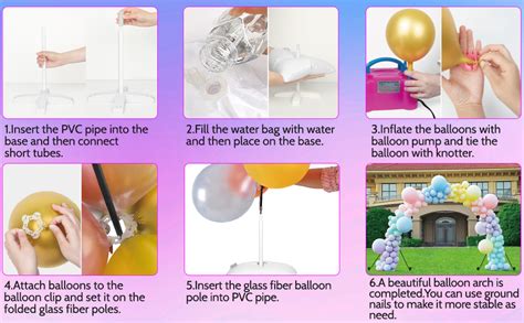 Amazon Toosci Balloon Arch Kit And Metal Balloon Column Stand And