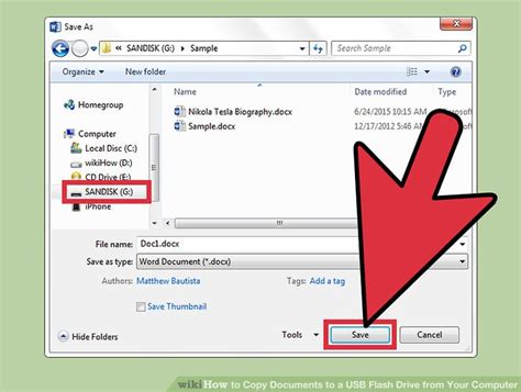 How To Copy Documents To A USB Flash Drive From Your Computer