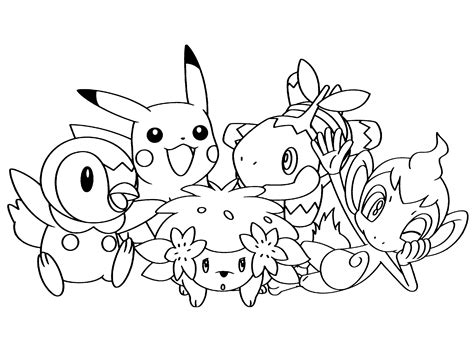 Dibujos De Pokemon Para Colorear E Imprimir Gratis