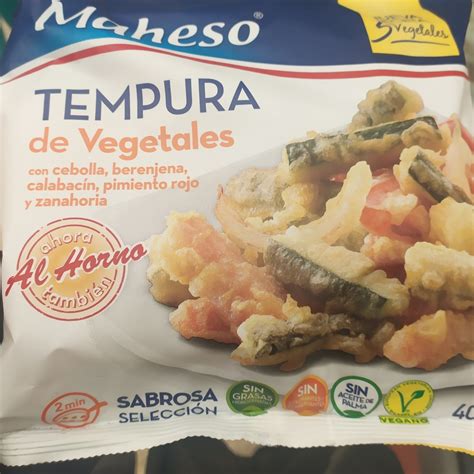 Maheso Tempura De Verduras Reviews Abillion