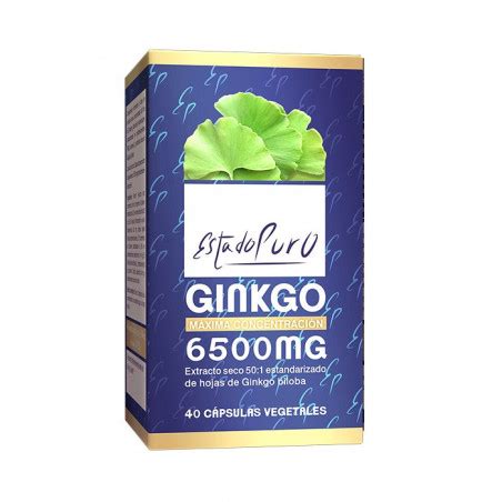 Comprar Tongil Estado Puro Ginkgo 6500 Mg 40 Cápsulas a precio de oferta