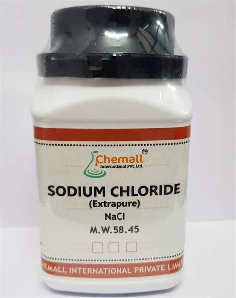 CHEMALL Hdpe Plastic Bottle Sodium Chloride Powder 500 Gm High At Rs