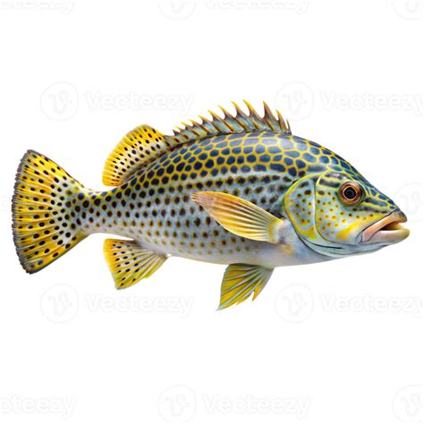 Sweetlips isolated on a translucent background 48068438 PNG