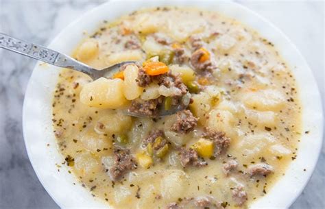 10 Best Ground Beef Potato Soup Recipes