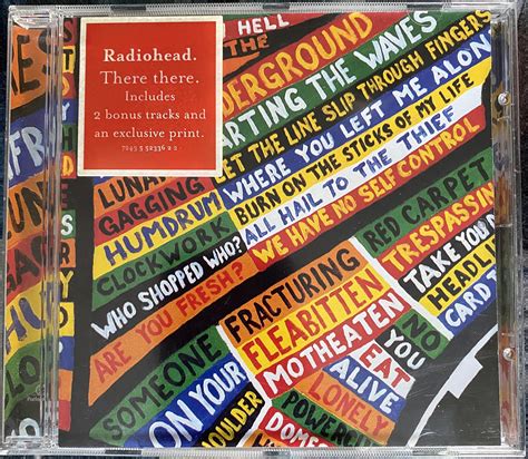 ‘Exclusive Print’ from the There There CD single : r/radiohead