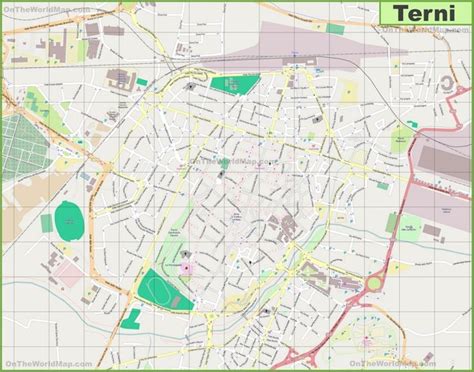 a map of the city of termi