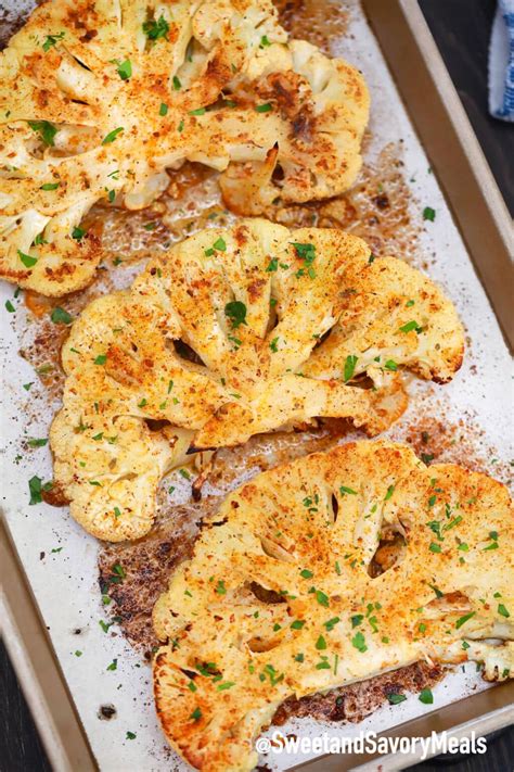 Cauliflower Steaks Recipe Sandsm