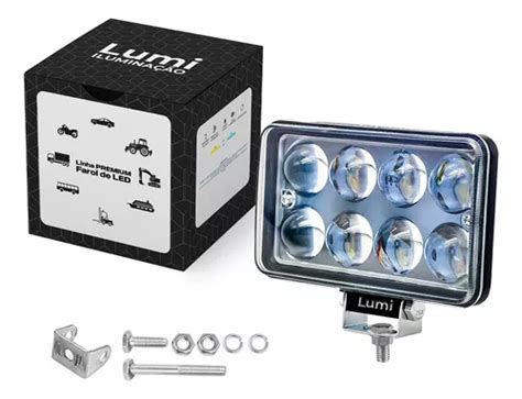 Par Refletor Holofote Luminaria Farol Leds V V Cor Da Carca A