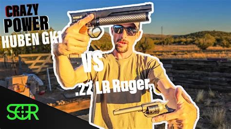 AIRGUN MORE POWERFUL Than 22 LR The HUBEN GK1 25 Cal YouTube