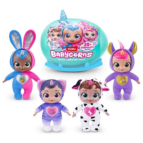 Babycorns Puppe Rainbocorn Baby Surprise mit Licht und Sound sortiert ...