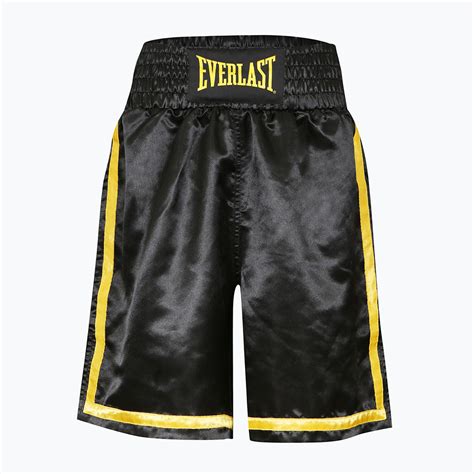 Spodenki Bokserskie M Skie Everlast Comp Boxe Short Czarne Ev M