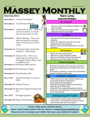 Fillable Online Massey Monthly Fax Email Print Pdffiller