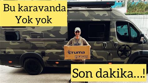 KARAVAN BİR ANDA SOĞUK HAVA DEPOSUNA DÖNDÜ KARAVANA ÖYLE BİR KLİMA