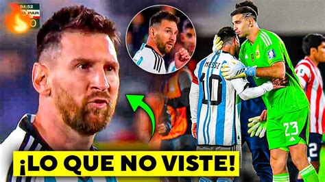 ESCUPIERON A MESSI Lo Que NO Viste Del Partido De Argentina Vs