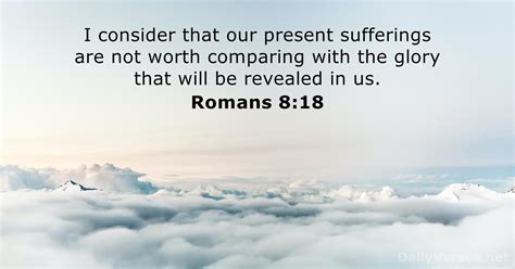 Romans 8:18 - Bible verse - DailyVerses.net