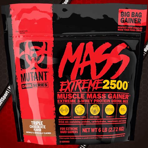 Mutant Mass Extreme 2500 6lbs Nutrisport