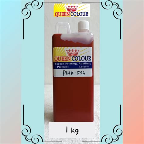 Jual Biang Pigment Warna Sablon PINK F5G 1kg 500g 100g Shopee Indonesia