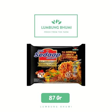 Jual MIE SEDAAP Korean Spicy Chicken 87 Gr 1 Pcs Lumbung Bhumi