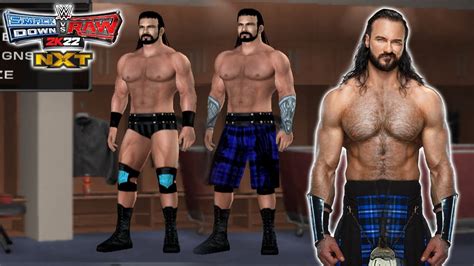 Drew McIntyre WWE2K22 Updated CaW SVR2011 CAW PS2 PSP MRRICEBALL CAW