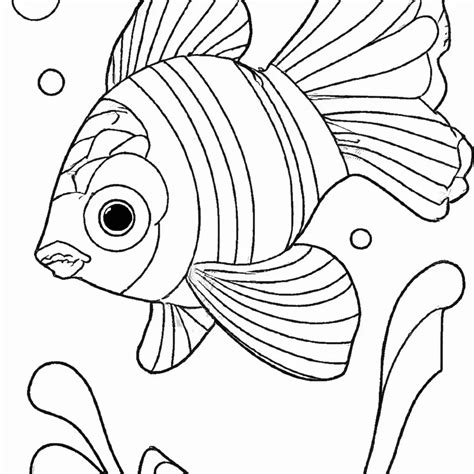 Colorindo Divertido Desenho De Peixe Palhaço Para Pintar