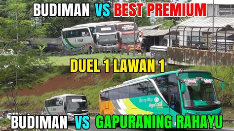 DUEL KLASIK Bus Budiman Vs Bus Best Premium Bus Budiman Vs Bus