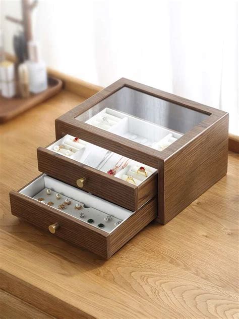 Modern Wood Jewelry Box