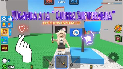 Jugando A La Guerra Subterranea Youtube