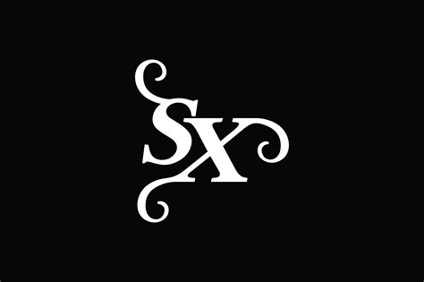 Monogram SX Logo V2 Afbeelding Door Greenlines Studios Creative Fabrica