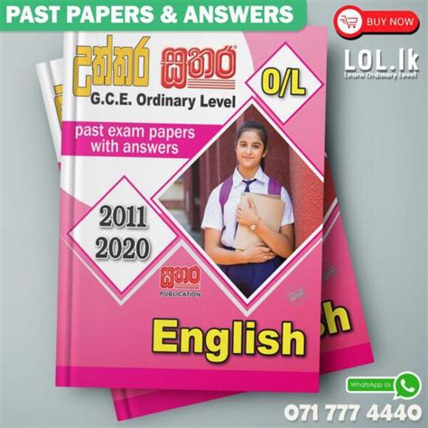 Sathara O L English Past Paper Book Lol Lk Online Bookstore