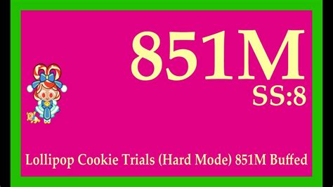 CROB Lollipop Cookie Trials Hard Mode 851M Buffed Jinx Lol Cookie