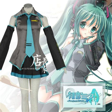 Japan Anime Miku Girls Cosplay Clothing Hatsune Miku Cos Costume Women