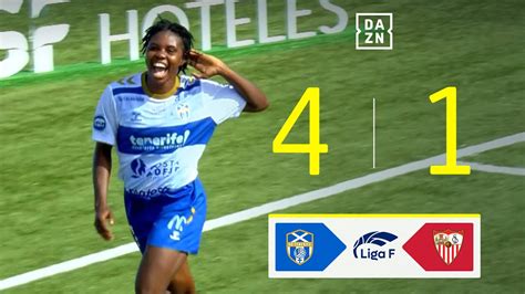 Costa Adeje Tenerife Vs Sevilla Fc Resumen Y Goles Highlights