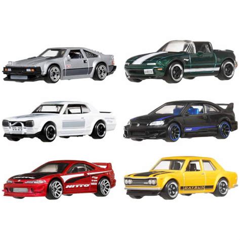 1 64 Hot Wheels Japon Temalı 6lı Araba Seti JBY77 Toyzz Shop