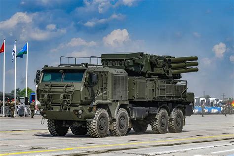 Russian Army Unveils Pantsir Sm Air Defense System During Rehearsal Of