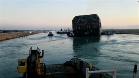 Liberan Parte Del Barco Ever Given En El Canal De Suez Confirman Las Autoridades Cnn