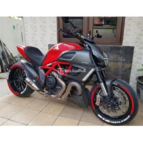 Moge Bekas Ducati Diavel Red Base No Paper Ban Tebak Mesin Kering