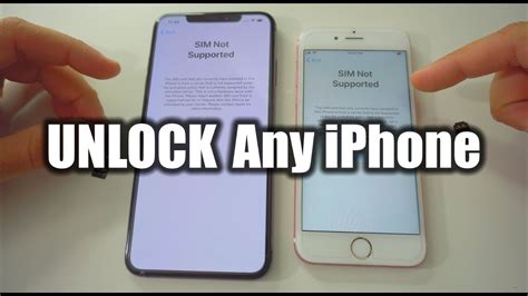 The Only Way To Unlock Any Iphone From Any Carrier Youtube