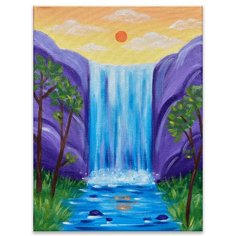 Waterfalls Painting