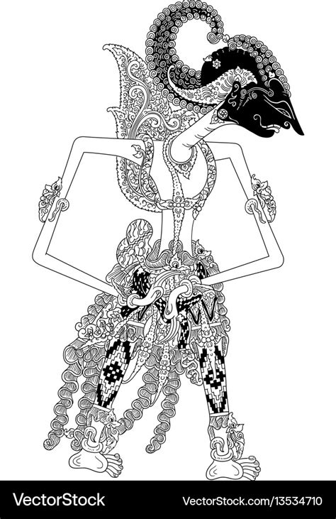 Gambar Wayang Arjuna Png Koleksi Gambar HD