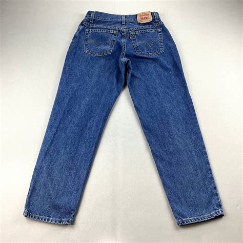 Levis Levis 550 Jeans Womens 10 Blue Denim Relaxed Tapered Fit Grailed