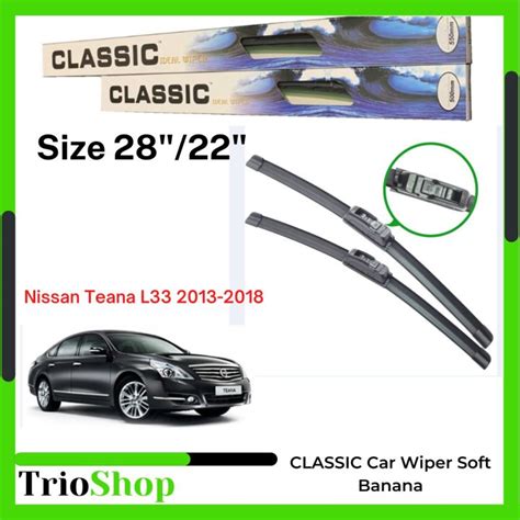 Classic Car Wiper Soft Banana Type Flexible For Nissan Teana L