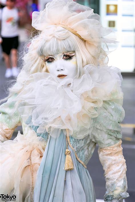 Shironuri Makeup And Remake Vintage Fashion By Minori In Harajuku Tokyo