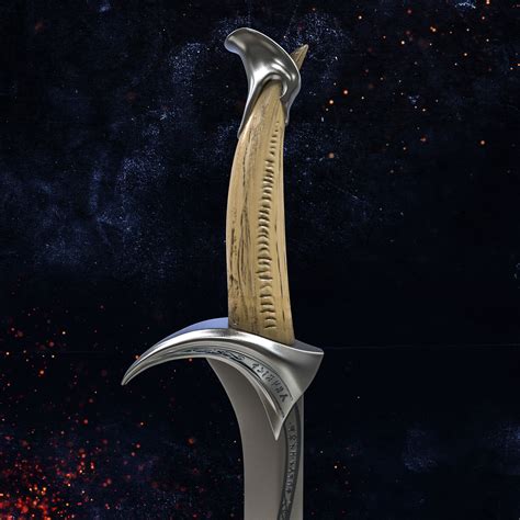 Sword Of Thorin Oakenshield Orcrist From The Hobbit 3d Model 3d