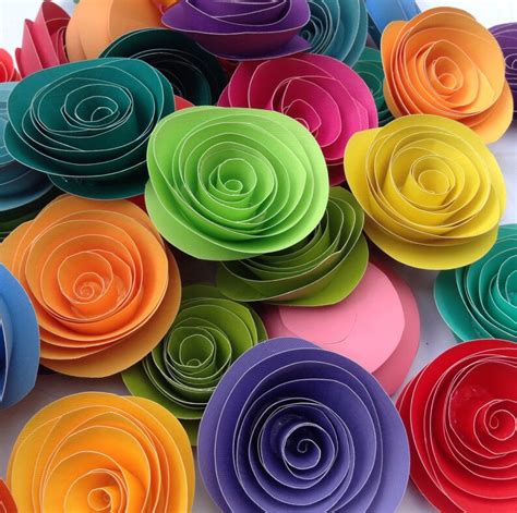 Paper Flower Garland. Colorful Paper Flower Garland Neon - Etsy