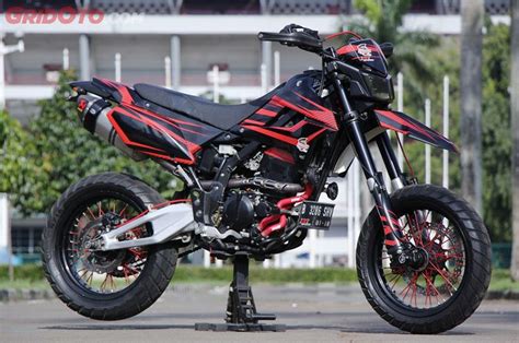 Album Supermoto Nice Konsep Modifikasi Kawasaki D Tracker