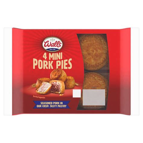 Wall S 4 Mini Pork Pies 200g Iceland Foods