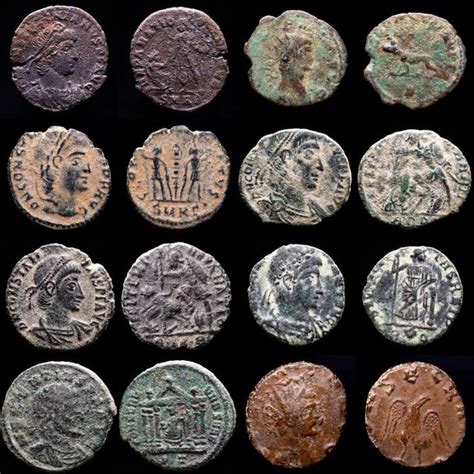 Imperio Romano Lot Comprising Eight Ae Coins Antoninianus Follis