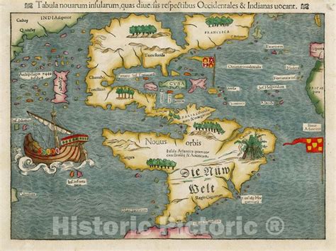 Historic Map Tabula Novarum Insularum Quas Diversis Respectibus